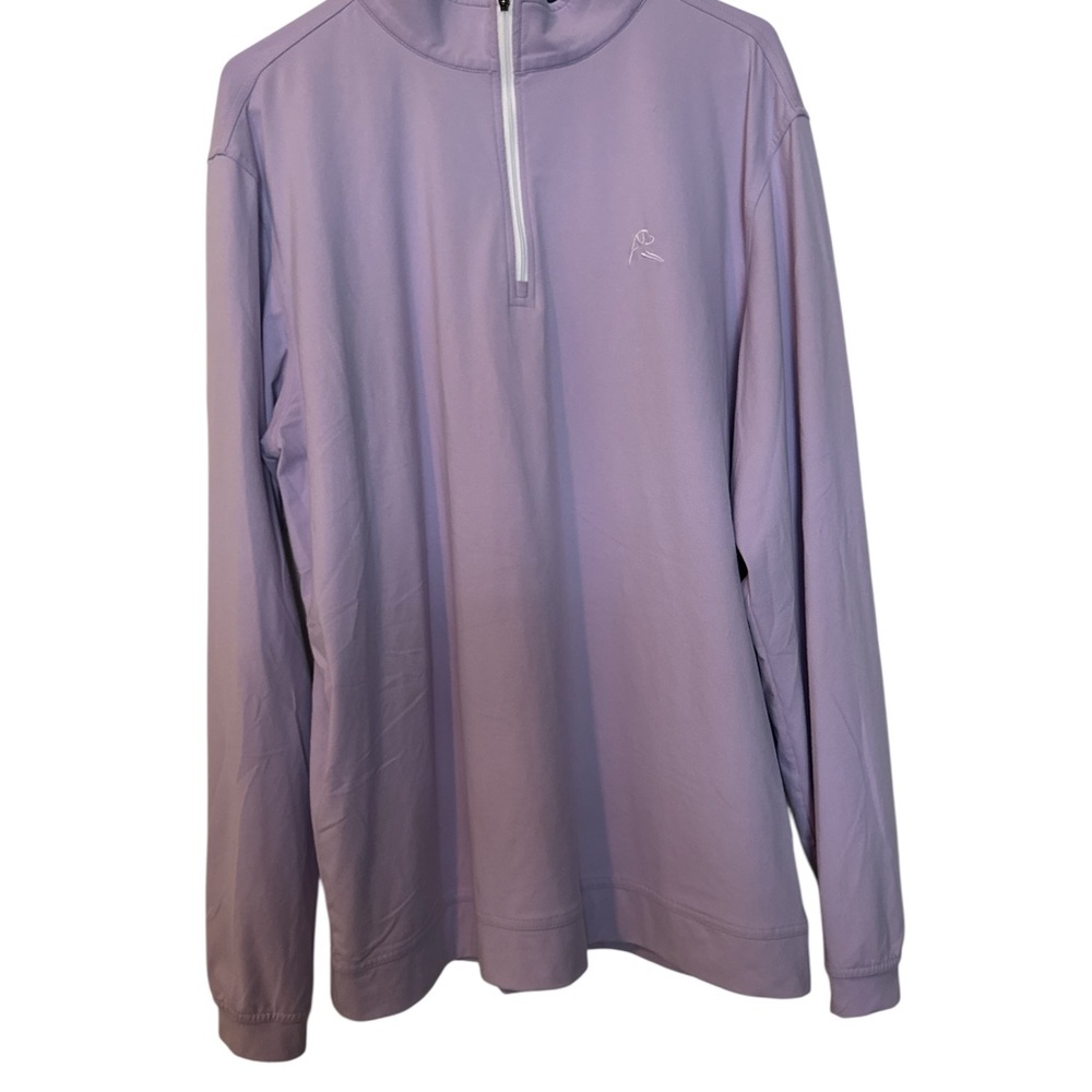 RhobackLavender Quarter-Zip Pullover